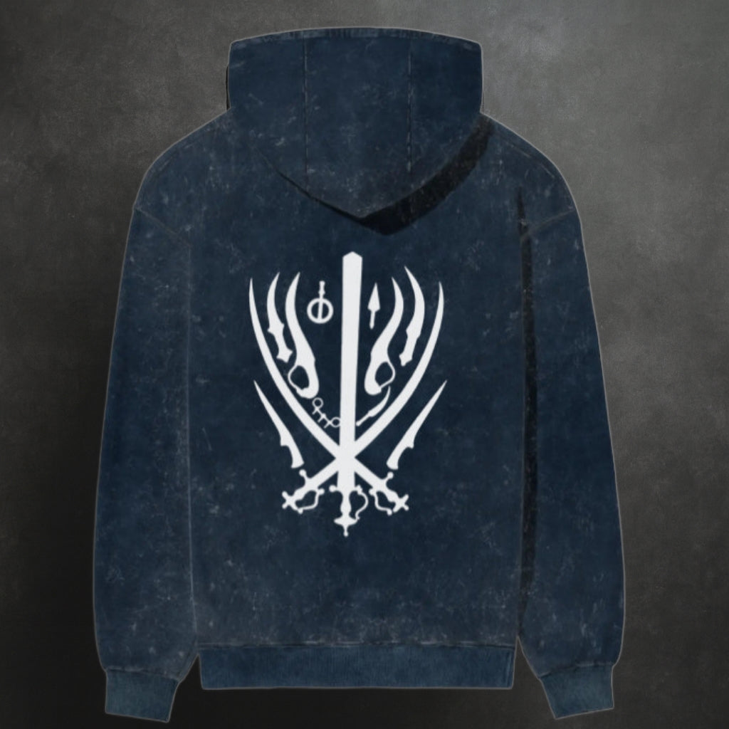 AKAL SAHAYE Unisex Acid-Washed Hoodie